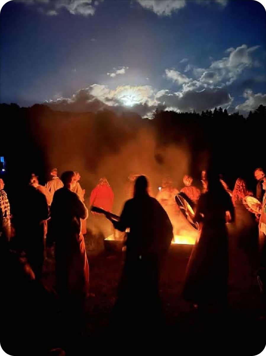 Eldceremoni och gemenskap